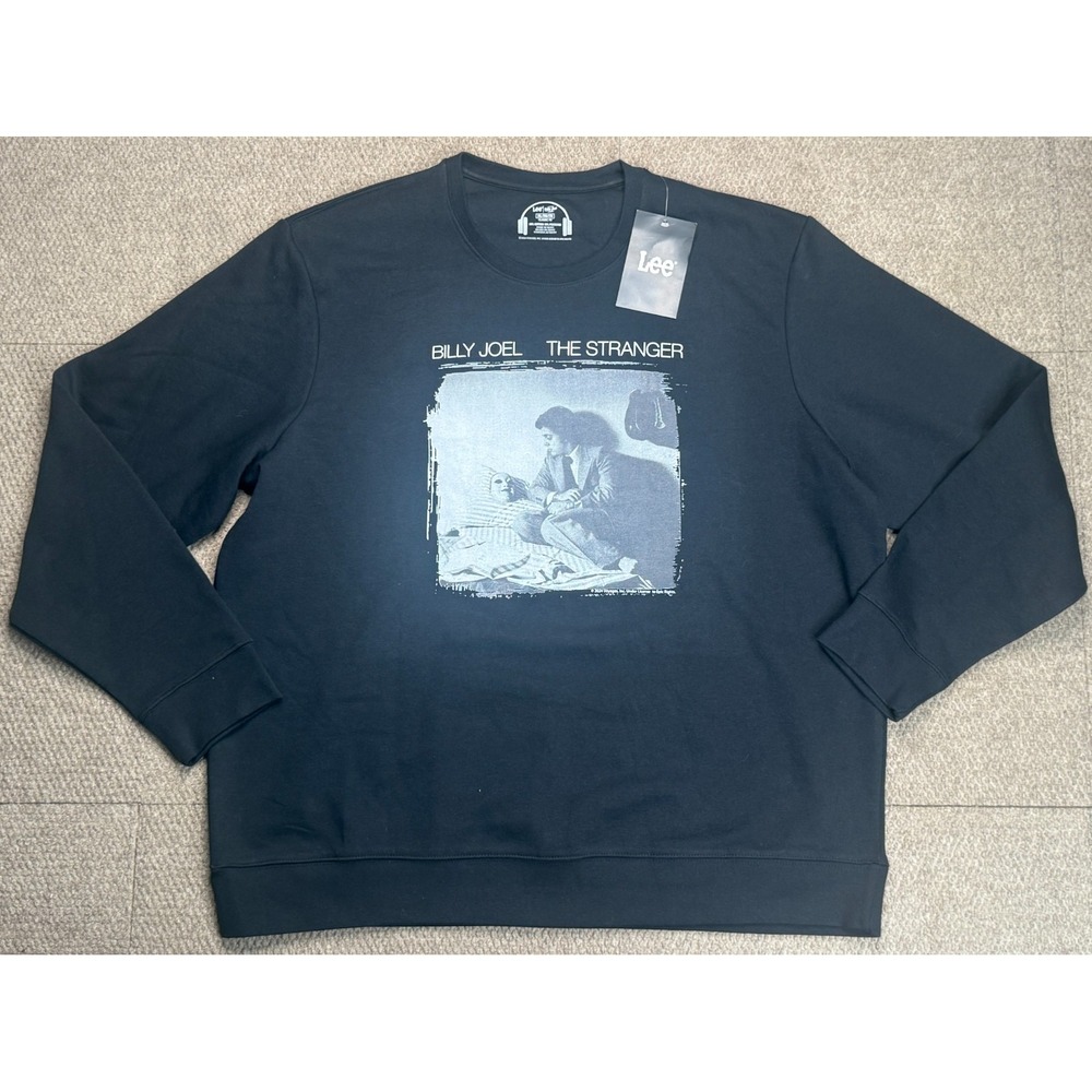 Lee Billy Joel The Stranger Graphic‎ Print Sweatshirt Size 2XL